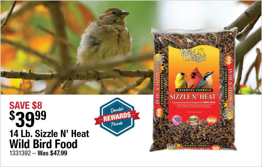 14 Lb. Sizzle N' Heat Wild Bird Food
